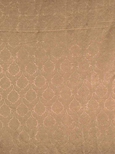 Image of Swayam 100% Blackout Polyester Window Curtain for Living Room & Bedroom | 5 Feet | Room Darkening Curtain with Eyelets | Pack of 1 | Ethnic Motif Design - Brown