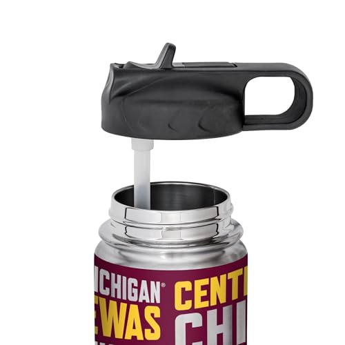 Gobelet Chippewas en acier inoxydable robuste avec couvercle