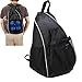 WAHEWUD Backpack 35L Oxford Fabric Sports Bag with Fence Hook Paddle Compartment Shoe Pocket Water Bottle Holder