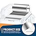 Aluminum Roll Flashing, 12'' x 50' Metal Roofing Roll for Roof and Garden, Prevents Roofing Stains, 0.019-inch/0.3 mm Thickness (26GA) Roof Strip for Moss and Mildew Prevention