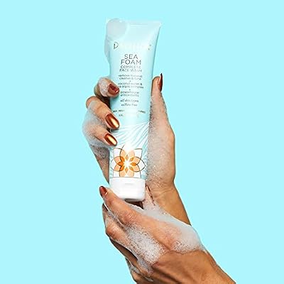 Pacifica Beauty Sea Foam Complete Face Wash Set, Skincare, Daily Gentle Facial Cleanser, Makeup Remover, Coconut Water, Sea Algae Complex, Sulfate & Paraben Free, Vegan, 5 fl oz (2 Pack)