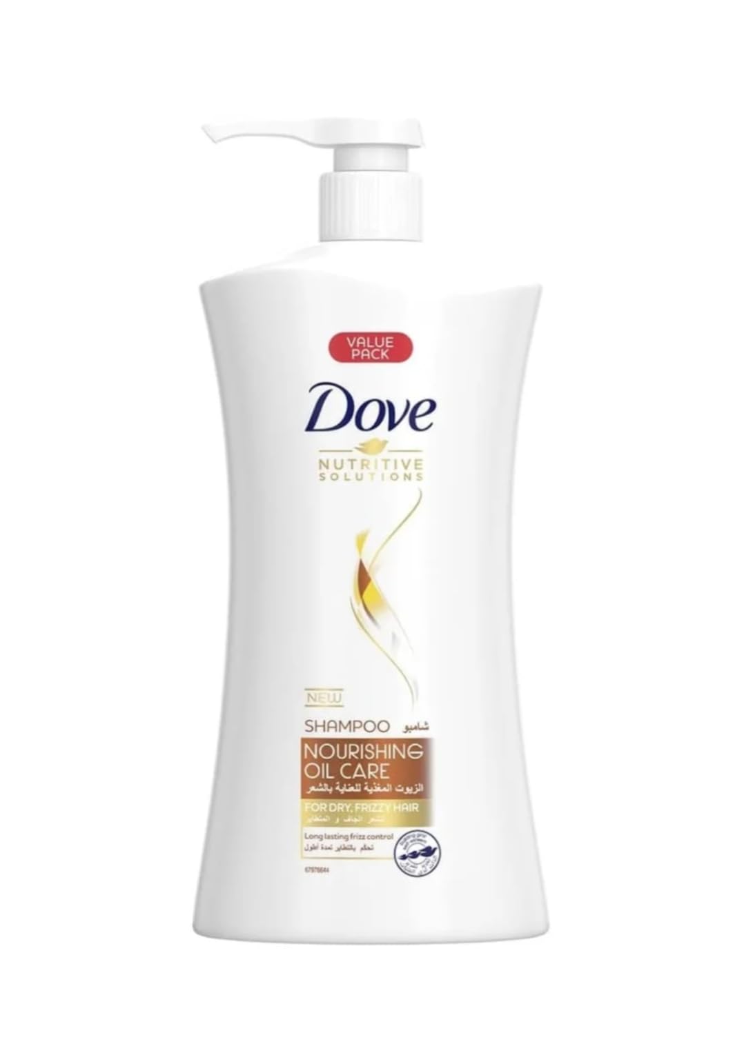 Dove Shampoo for frizzy and dry hair, Nourishing Oil Care, nourishing care for up to 100% smoother* hair, 1000ml Package design may vary