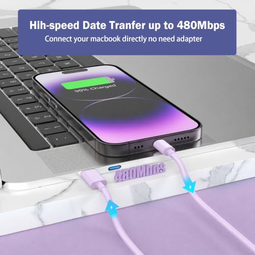 Image of iPhone 17 16 15 Long Charger Fast Charging,20W iPad USB C Wall Charger Block with 6FT USB C to C Cable Cord for iPhone 17 /Pro /Pro Max /17 Air / 16 /16 Pro /16 Pro Max /15 /Plus /Pro /Pro Max