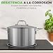Imagen de Nutrichef olla acero inoxidable 18