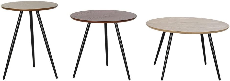 DKD Home Decor Set of 3 Standard Tables