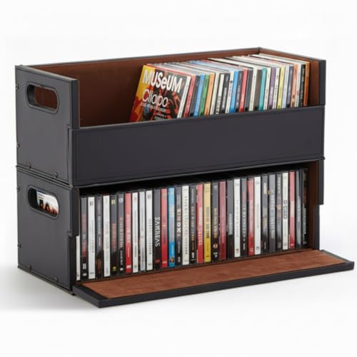 With Carrying Handles Each Store Up To 33 Pcs Cds For Dvds, 