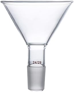 Deschem 100mm 24/29 Glass Powder Additonal Funnel 100ml Laboratory Glassware