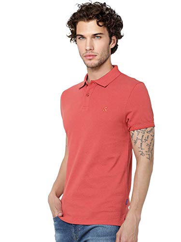 Image of JACK & JONES Men's Solid Slim fit Polo