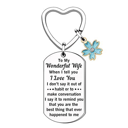 Porte-clés pour femme, cadeau de Saint-Valentin, cadeau d'anniversaire, de mariage, de Noël Cover