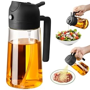 10 Bottiglie Olio In Vetro 100 Ml Con Beccuccio - Vetro Verde/Marrone, Etichette Incluse, Per Oli, Aceti, Condimenti