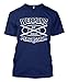Weapon of Mass Percussion - Rockstar Men's T-shirt (Medium, NAVY BLUE)