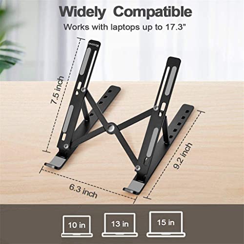 Support d'ordinateur portable réglable anti-surchauffe pour bureau stable - 4