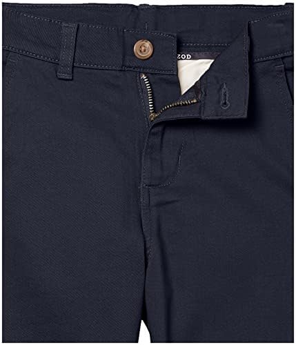 Izod Boys' School Uniform Twill Pants, Flat Front & Comfortable Waistband with 5 Pockets