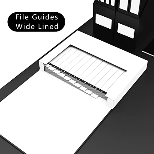 Jiawei File Guides 3Set 36Pack, File Dividers, Classification Filing Folders With Cut Tab, Letter Size Interior Folders, Loose Wide Lined Paper With Page Markers For Storage File Box, Office, Project #TOP3