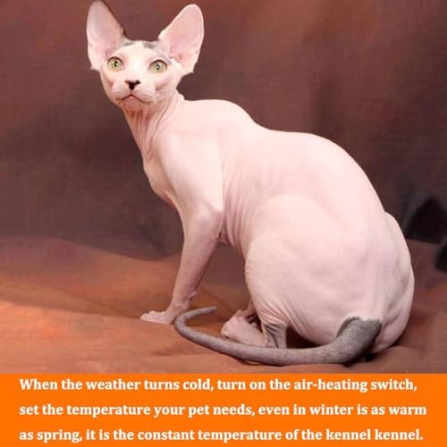 Large Dog & Cat Incubator for Puppies & Kittens, Heated PET Brooder Nursery, Puppy & Kitten Care, Ideal for Newborn Animals, Pet Heating System