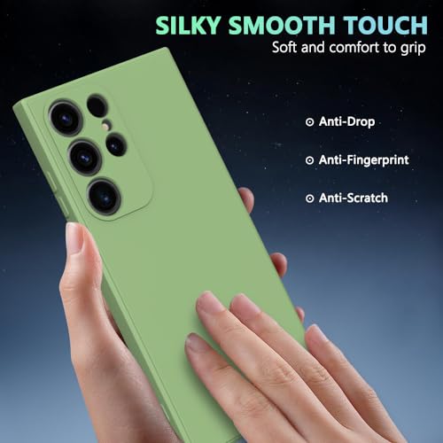Image of for Samsung Galaxy S24 Ultra Case Green, Scratch Resistant with Soft Touch, Slim Thin Phone Cover for Samsung Galaxy S24 Ultra