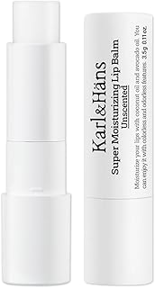 Karl&Hans Super Moisturizing Lip Balm - Unscented with Coconut & Avocado Oil for Lip Repair and Care, Soothes and Hydrates Dry Lips with Natural and Nourishing Formula - 1 Count