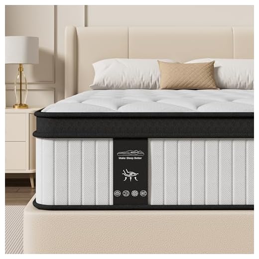 King Size Mattress, 12 Inch Hybrid Mattress King Size in a Box, Medium Firm
