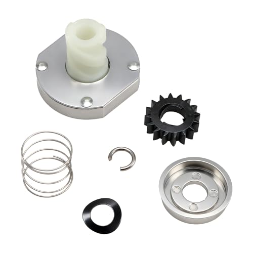LQYLMY Starter Drive Kit 16 Teeth Drive Gear Compatible with Briggs & Stratton/Stens/Rotary Replace#: 497606 696541 435-859 9854