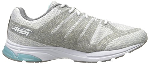 Avia Tênis de Corrida Avi-Versa Feminino, Cinza (Cool Mist) Cinza/Branco/Cinza Gelado, 8