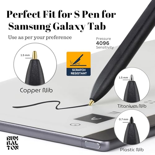 Image of 8pcs Replacement Metal & Plastic Nibs /Tips for Galaxy Tab S10+ /S10 Ultra /S9 /S9FE+ /S9 Ultra /S8+ /S8 Ultra /S7 /S7 FE /S6 /S6 Lite /S22 /S23 /S24 Ultra S Pen Nibs + Clip (2+6pcs Set)