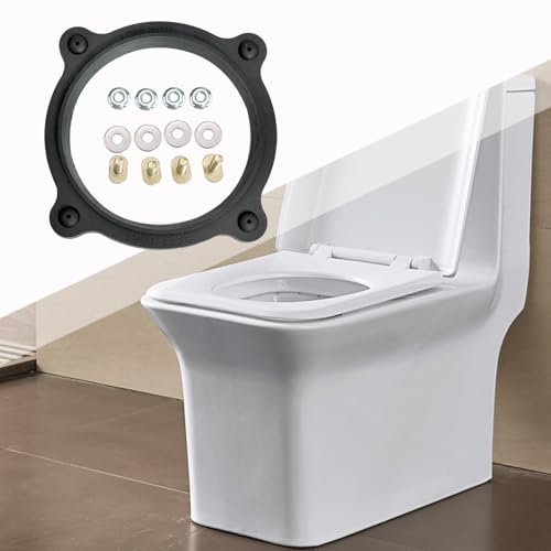 Image of VR Toilet Floor Flange Seal and Mounting Kit Compatible with Dometic Sealand VacuFlush 506+ 510+ 511H 706 806 2010 2011 606 647 648 709 1006 1008 1047 1048 Replaces Part 385310063