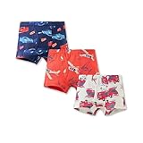 [HO-HO KIDS] 男の子 パンツ 子供 ボクサーパンツ ショーツ 恐竜 乗り物 綿100％ 通気性 キッズ ボーイズ ボクサーブリーフ 男児 ボーイズ キッズ 子ども 下着 肌着 柔らかい 100 110 120 130 140 150