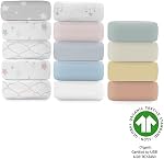 Newton Baby Organic Fitted Crib Sheet 2-Pack, Breathable - White