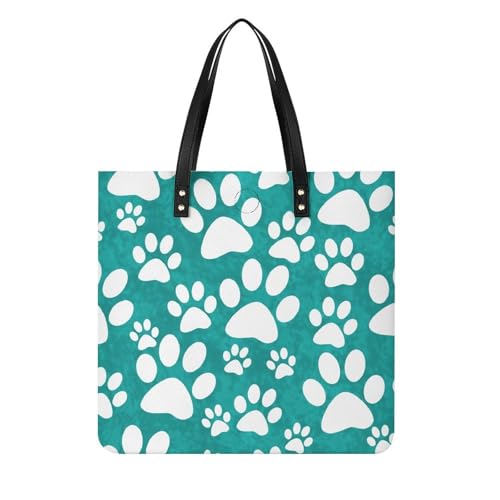 Sac à bandoulière empreinte de patte bleue : l'accessoire idéal pour vos voyages et escapades