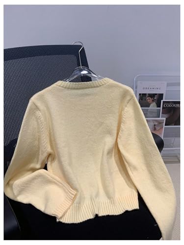 Women's Button Down Cardigan Sweaters Long Sleeve Lightweight Casual Fall Knitted Outerwear2