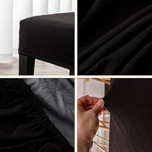 Genina stretch dining bench covers waterproof stretch jacquard bench seat protector cover rectangular bench cover for bedrooms living rooms kitchens removable washable  urban country home decor