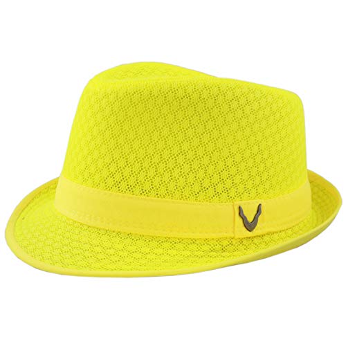 Image of The Hat Depot Light Weight Classic Soft Cool Mesh Crushable Fedora hat