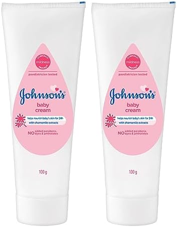 Johnson & Johnson Baby Cream 100g (Pack of 2)