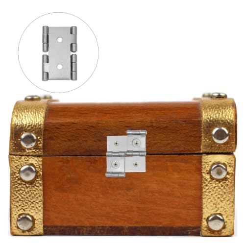 Charnières de porte robustes acier inoxydable clôture double ouverte 4 pcss - 4