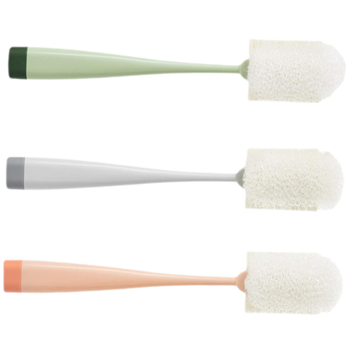 PACKOVE 3 Set Spazzola A Tazza Spazzola Per Bottiglie Per Bottiglie D'Acqua Per Bottiglie Portatile Multifunzionale Con Manico Per La 3 pezzi*3