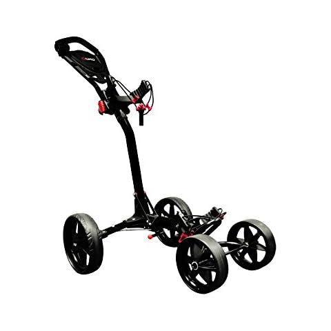 EZE Glide Compact Quad Golf Trolley - Black Cover