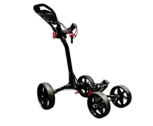 EZE Glide Compact Quad Golf Trolley - Schwarz Cover