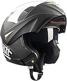 Westt Torque Casque Moto Homme Femme Casque Moto modulable...
