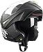 Westt Torque - Casco De Moto Modular Integral Negro Mate con Doble...