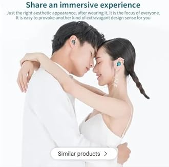 ZIYTRACK M19 Earbuds Bluetooth Wireless Headphone in Ear with Led Display&Torch BT 5.3 Technology Fast Charging Headset Wireless Earbuds with Noise Cancelling Mic, Bluetooth Headphones