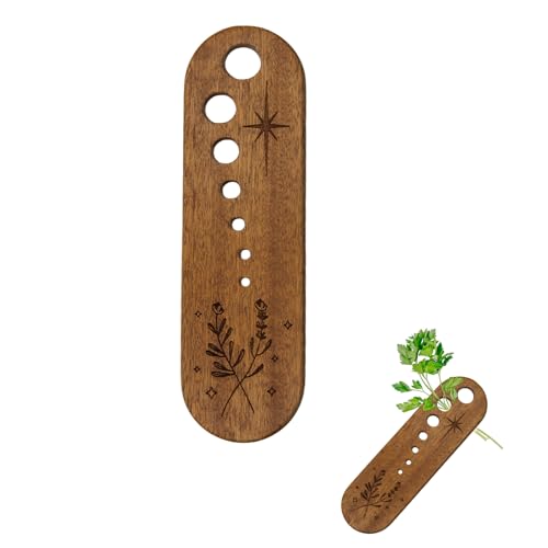 Wooden Vegetable Leaf Separator Pottery Herb Stripper Tool Supplies Fun Kitchen Gadgets Exquisite Herb Stripper Bowl Gifts for the Kitchen Suitable for Home Use & Chefs