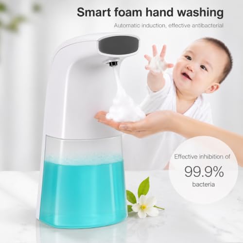 Image of Carnival Automatic Foaming Soap Dispenser 310ML | Touchless Infrared Motion Sensor Hand Wash Dispenser | Battery-Operated Waterproof Soap Dispenser for Kitchen & Bathroom