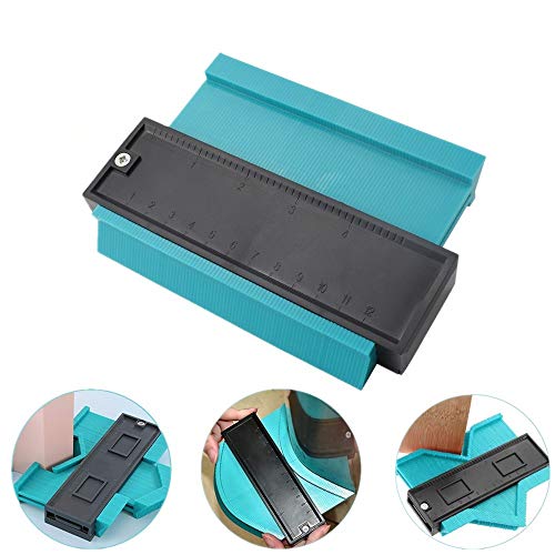 Contour Gauge Duplicator, Accurate Woodworking Shape Tracing Template Measuring Tool, Plastic Profile Copy