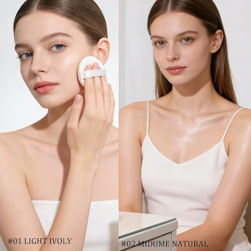 White Box Cushion Foundation | High Coverage, Weightless Feel, Natural Skin-like Finish, Satin Effect, BB Foundation, Beauty, Tattoo Concealer, Buildable(Ivory White) — view 5