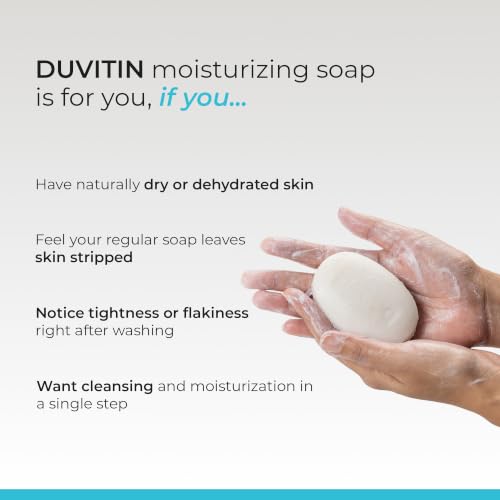 Image of Ceuticoz Duvitin Moisturizing Soap For Dry Skin | 300g | Pack of 4