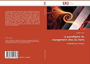 Paperback Le Paradigme Du Changement Chez Les Verts [French] Book
