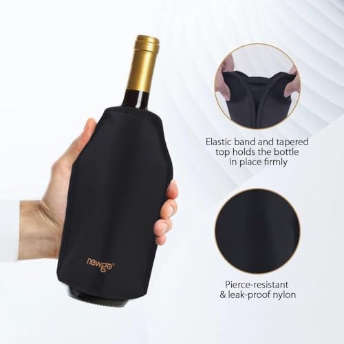 Bolsa de hielo para vino de diseño elegante y duradero para un enfriamiento óptimo 8