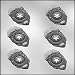 CK Products 3-Inch Police Badge Chocolate Mold