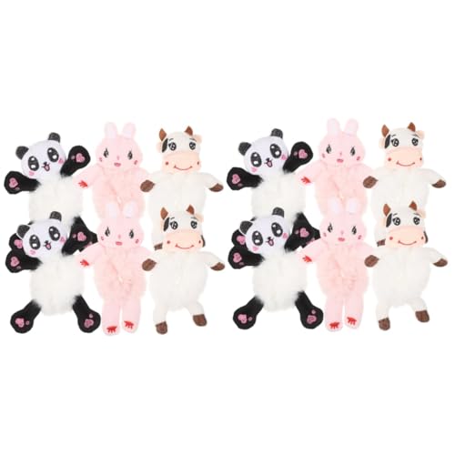 Chouchous peluche animaux élastiques doux cheveux filles lapin panda