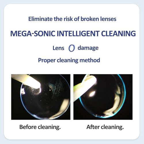 Rigid Orthokeratology środek do czyszczenia soczewek – megasonic automatyczny środek czyszczący RGP z obsługą wizualną i wbudowanym trybem samooczyszczania do użytku domowego i sklepu